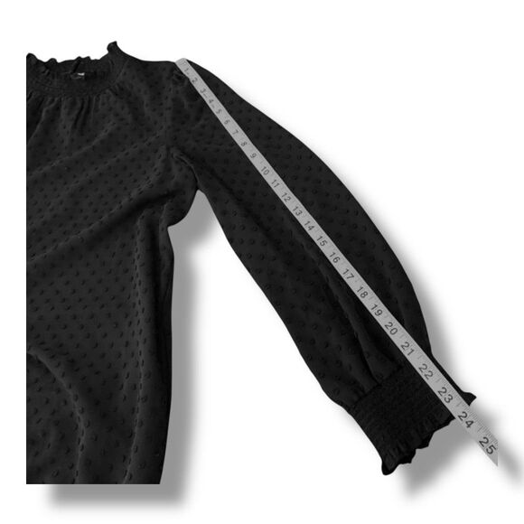 J.Crew Factory Smocked Drop-Waist Mini Dress Swiss Dot BC708 Women’s Size M - Picture 8 of 13